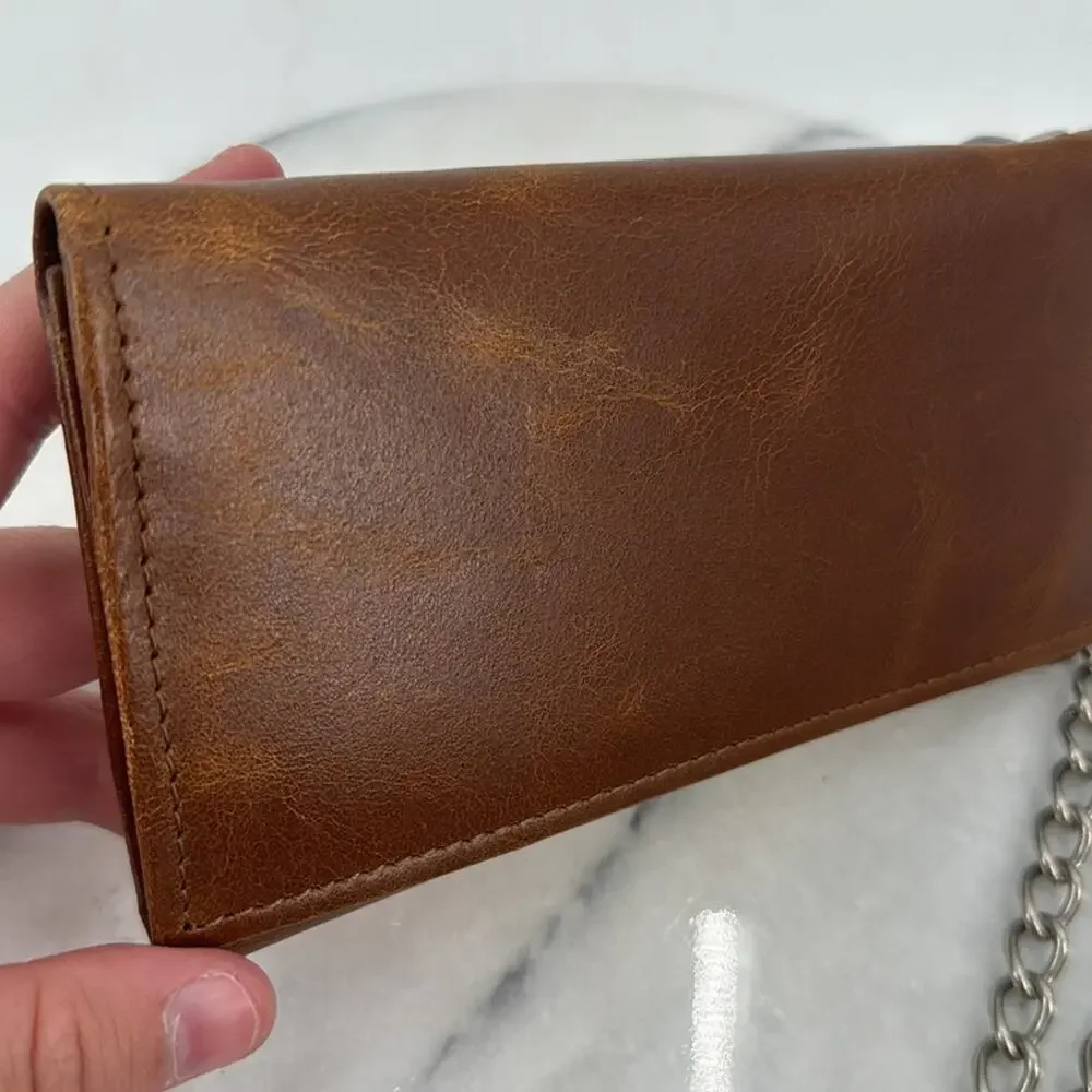 NWT Rawhyd leather chain wallet